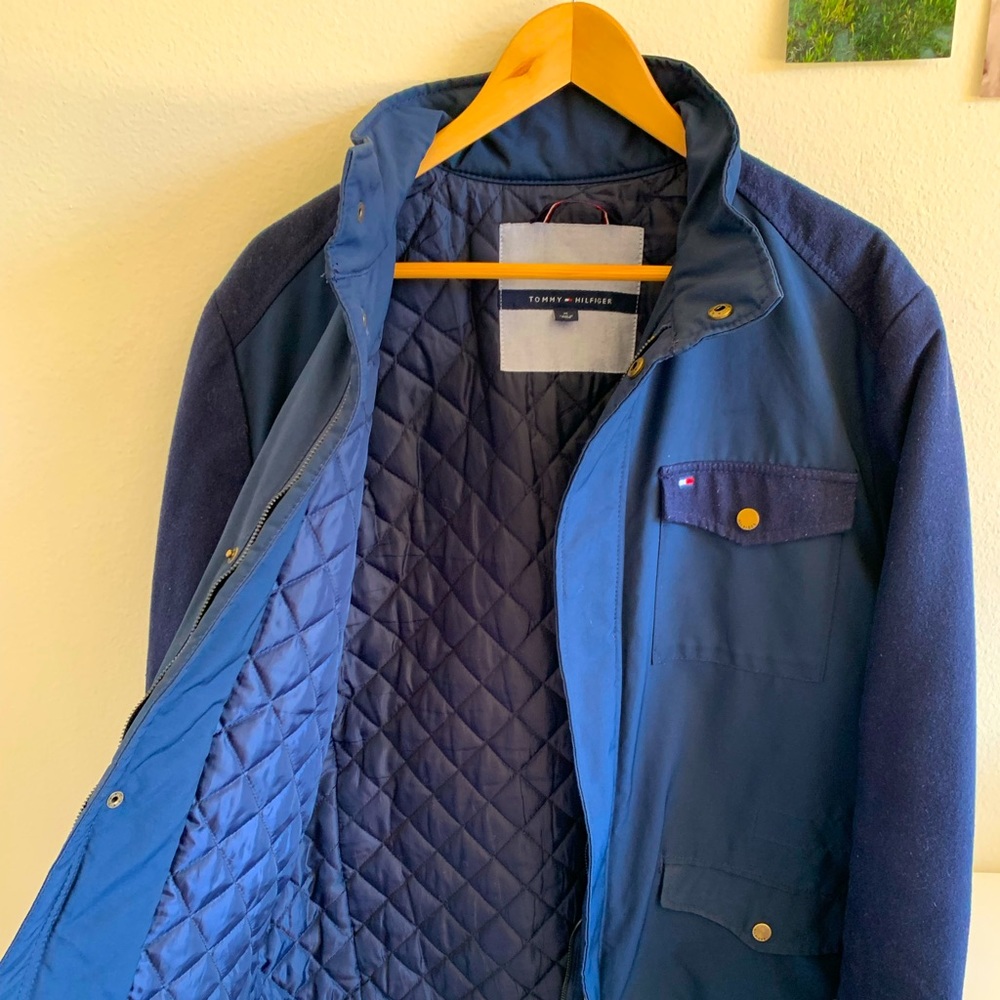Tommy Hilfiger Navy Blue Coat